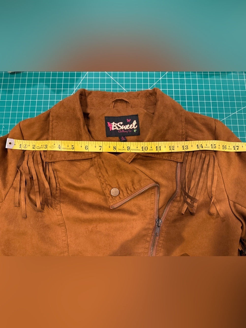 BSweet Faux Suede Fringe Moto Jacket
Size Small - Picture 10 of 13